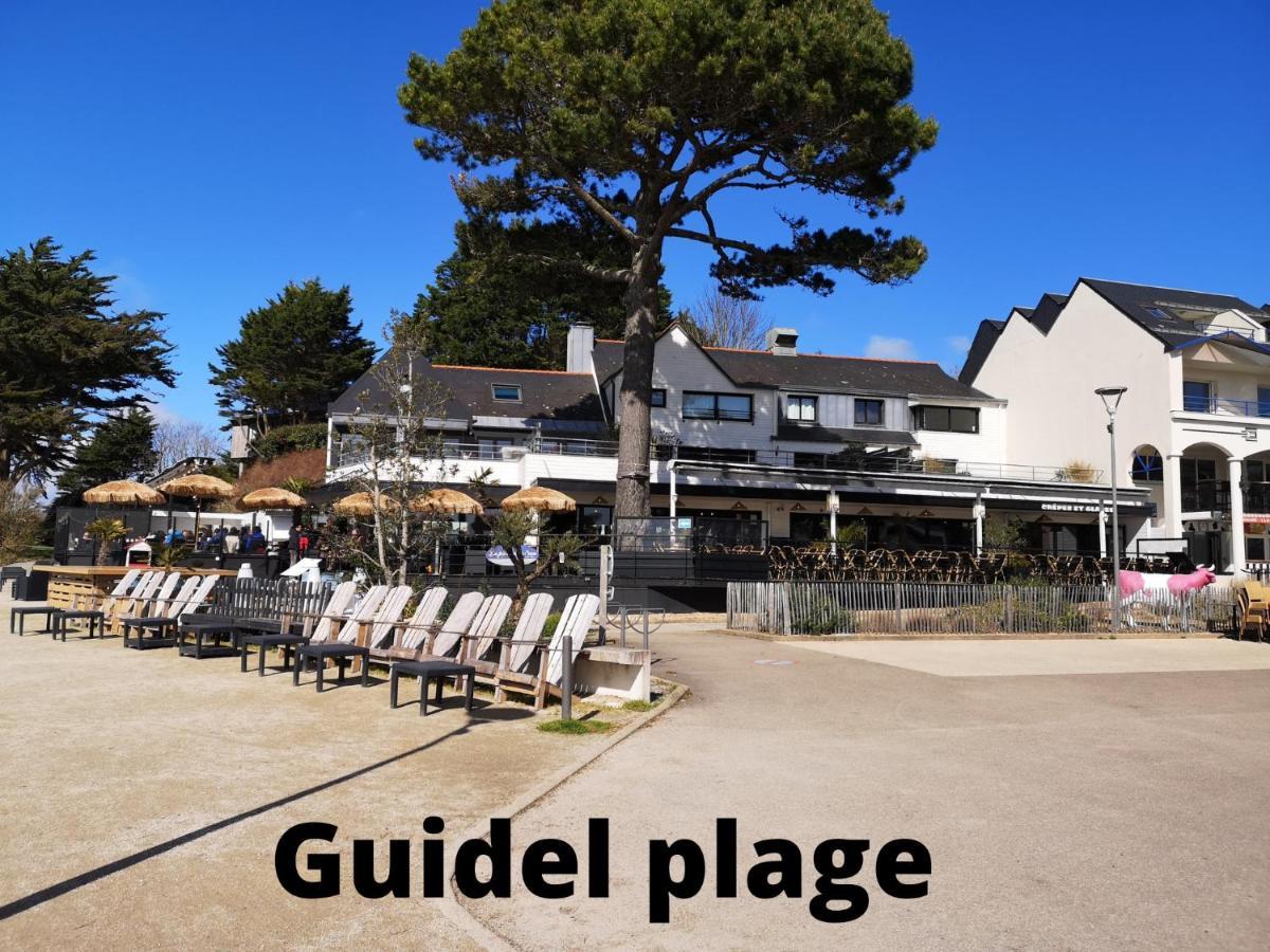Maisonnette T2 Bord De Mer Guidel Plage 外观 照片